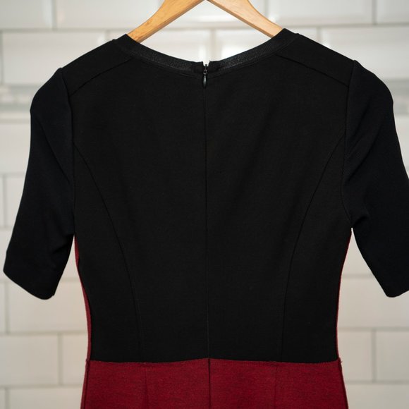 Dark red & black dress - Picture 3 of 6